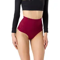 GOLDBEE SHAPEWEAR SWIMWEAR BOTTOMS Dámské stahovací plavecké kalhotky, vínová, velikost XXL