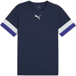 Puma INDIVIDUALRISE JERSEY TEE Pánské fotbalové triko, tmavě modrá, velikost