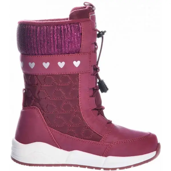 Junior League MAJ Dětská zimní obuv, vínová, velikost
