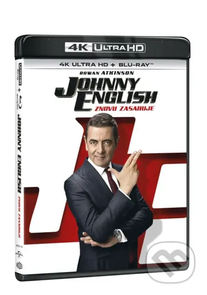 Johnny English znovu zasahuje Ultra HD Blu-ray (Ultra HD Blu-ray + Blu-ray) - film z kategorie Akční komedie