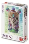 XL Lama relax - puzzle z kategorie Zvířata