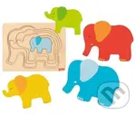 Slon (Vícevrstvá vkládačka) - puzzle z kategorie Maxi dílky
