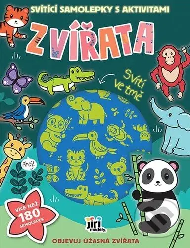 Svítící samolepky s aktivitami Zvířata (Objevuj úžasná zvířata) - kniha z kategorie Úkoly pro děti