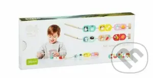 Co jíme (navlékací set - 14 dřevěných dílů)
