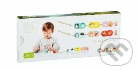 Co jíme (navlékací set - 14 dřevěných dílů)