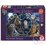 Mysterious owls - puzzle z kategorie Zvířata