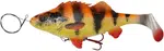 Savage gear gumová nástraha 4d perch shad ss albino-17,5 cm 75 g
