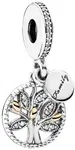 Pandora Strieborný prívesok Rodinné korene 791728CZ