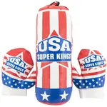 Teddies Boxovacie vreco 10 x 33 cm s rukavicami