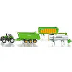 Siku Farmer Traktor Deutz so sadou prívesov Joskin 1:87