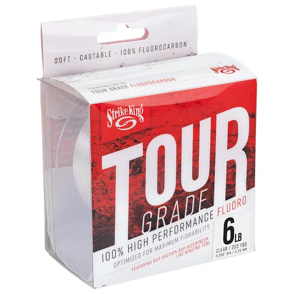 Strike king fluorocarbon tour grade line 183 m - 6 lb 0,21 mm