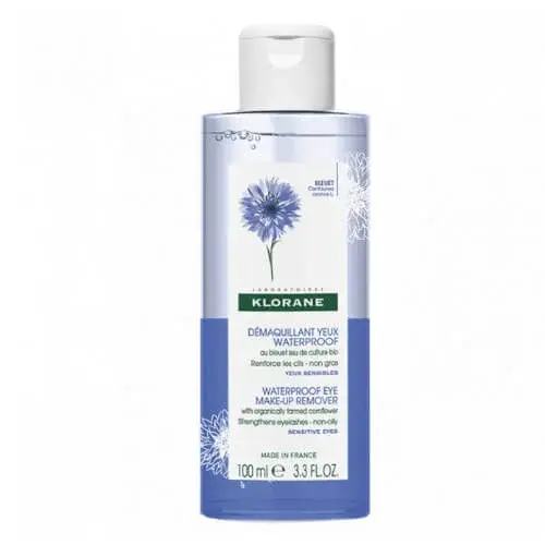 Klorane Odličovač vodeodolného make-upu pre citlivú pleť (Waterproof Eye Make-Up Remover) 100 ml