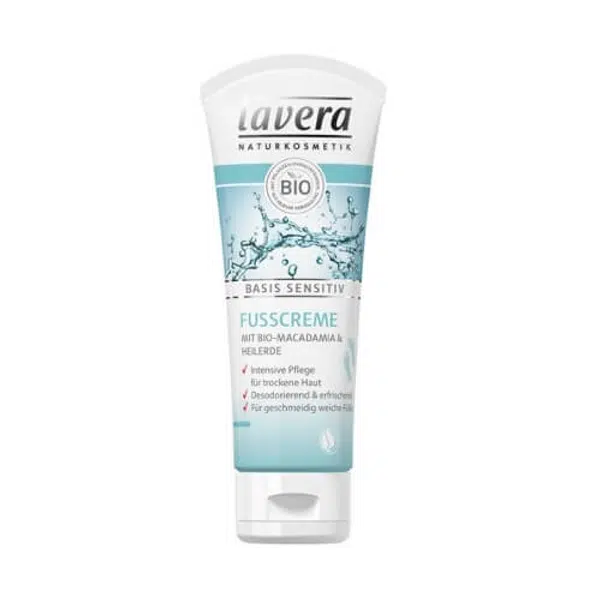 Lavera Prírodný krém na nohy Basis Sensitiv (Foot Cream) 75 ml