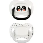 Canpol babies Set symetrických silikónových cumlíkov BabiesBoo 18 m+ 2 ks biely