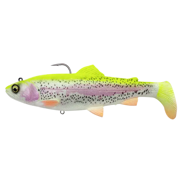 Savage gear gumová nástraha 4d rattle shad trout sinking lemon trout - 12,5 cm 35 g