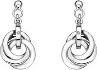 Hot Diamonds Strieborné náušnice Trio DE388