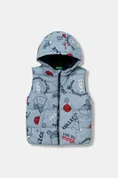 Dětská vesta United Colors of Benetton modrá barva, 2FORGJ00P