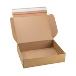 20 ks - Krabice poštovní hnědá 314x244x76 s lepicí a odtrhávací páskou