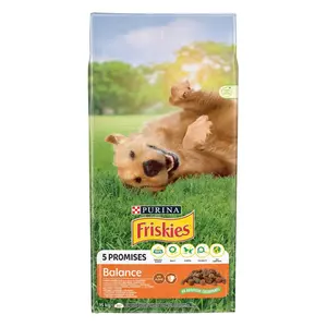 Friskies Balance granule pro psy - kuřecí a hovězí se zeleninou 2 x 15 kg
