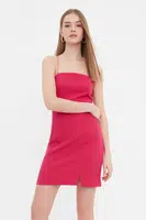 Šaty Trendyol Fuchsia na ramínka