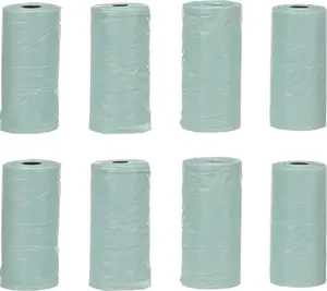 Flamingo Basic sáčky na psí exkrementy - více barev Zelený - 8 x 15 ks