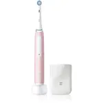Oral-B iO3 Sensi Clean elektrický zubní kartáček s pouzdrem na nabíječku Blush Pink 1 ks