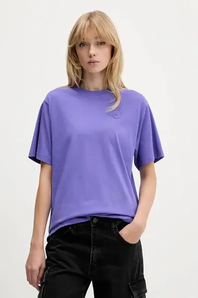 Bavlněné tričko Hugo Blue Vintage Tee_B_1