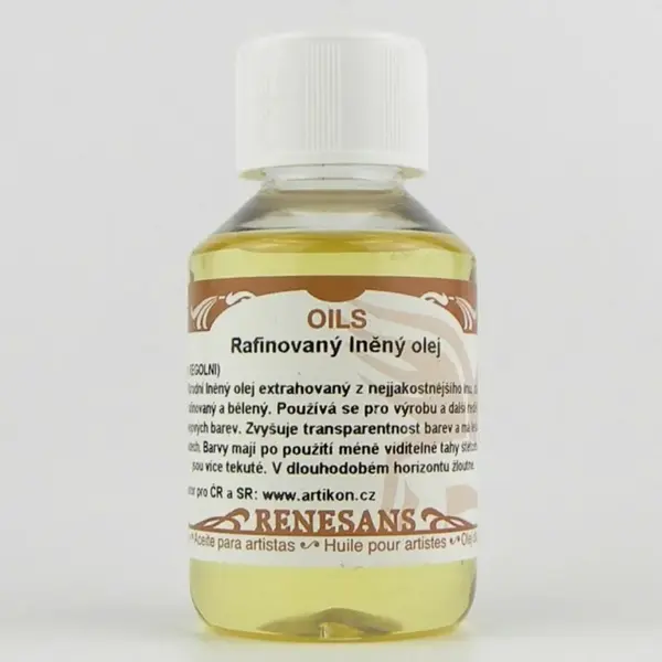 Lněný olej rafinovaný Renesans 100ml