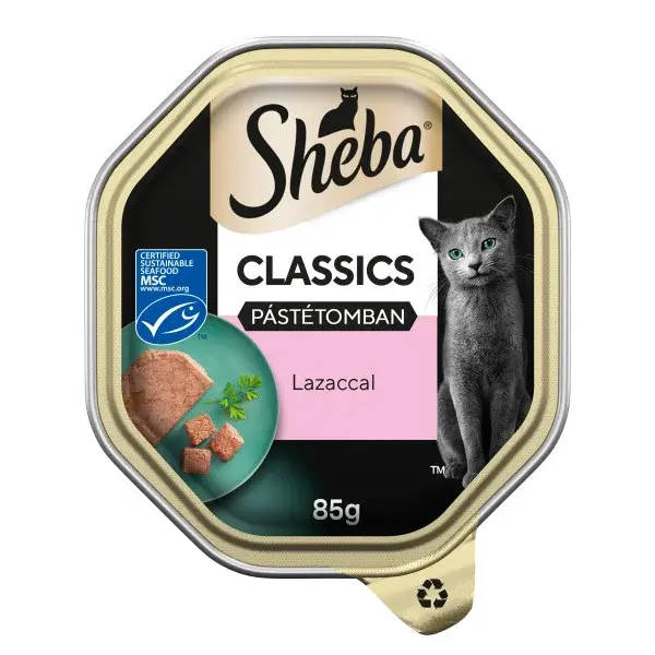 Sheba Classics vlhké krmivo pre mačky - losos 85 g