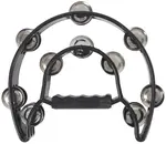 Cega Double Row Tambourine Black