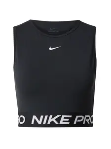 NIKE Športový top 'Pro 365'  čierna / biela