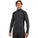 KILPI JAGER Pánské merino triko s dlouhým rukávem, tmavě šedá, velikost XXXL