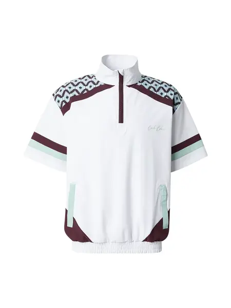 Carlo Colucci Tričko  svetlobéžová / hnedá / zelená / biela