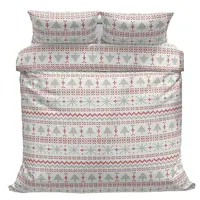 Povlečeme vše Bavlněné povlečení Červená zima 140x200, 70x90 cm