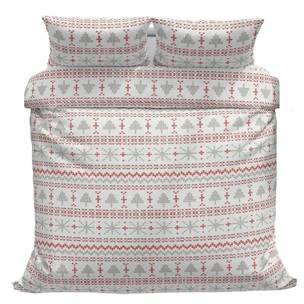 Povlečeme vše Bavlněné povlečení Červená zima 140x200, 70x90 cm