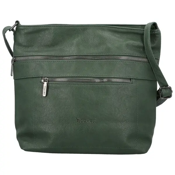 Dámska crossbody kabelka tmavo zelená - Coveri Aysana new