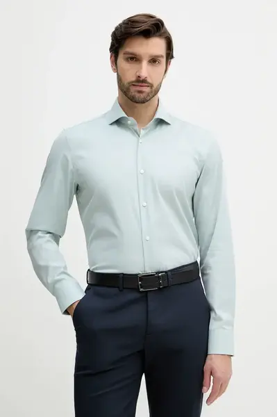 Bavlněná košile BOSS H-HANK-SP-B1-C1-261