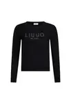 Liu Jo černý svetr s potiskem