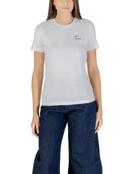 Bílé tričko Only s krátkým rukávem