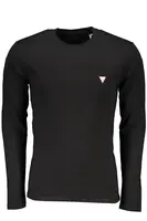 Černé triko GUESS JEANS s krátkým rukávem