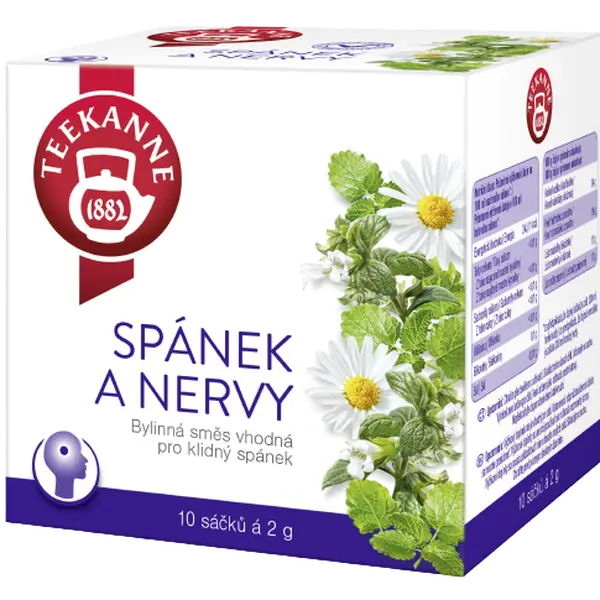 TEEKANNE Spánek+nervy bylinný čaj 10 x 2 g