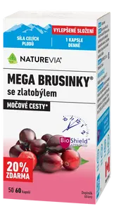 NATUREVIA Mega brusinky 60 kapslí