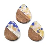 Resin and Walnut Pendants