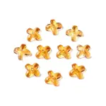 Transparent Spray Painted Glass Beads