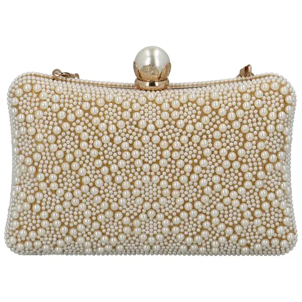 Dámska listová kabelka zlatá - Moon Gariana