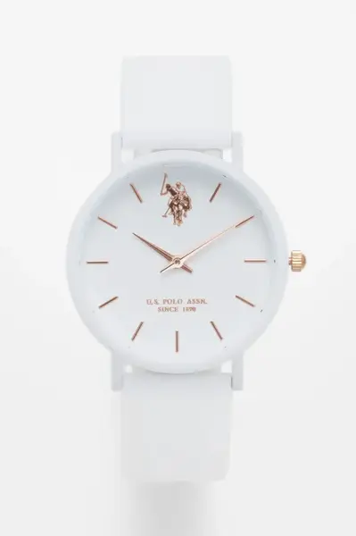 Hodinky U.S. Polo Assn. LUCY bílá barva, USP8056WH