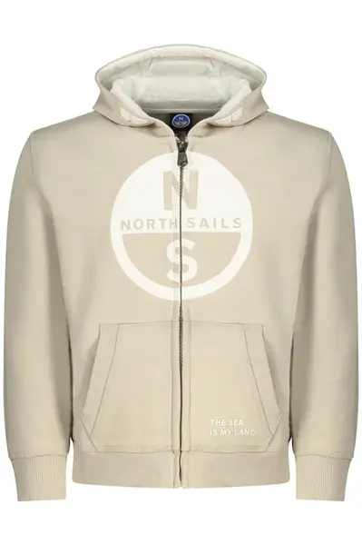NORTH SAILS CHILDREN'S BEIGE ZIP-UP SWEATSHIRT