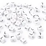 Letter Acrylic European Beads