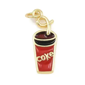 Brass Enamel Pendants