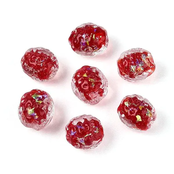 Handmade Foil Glass Beads